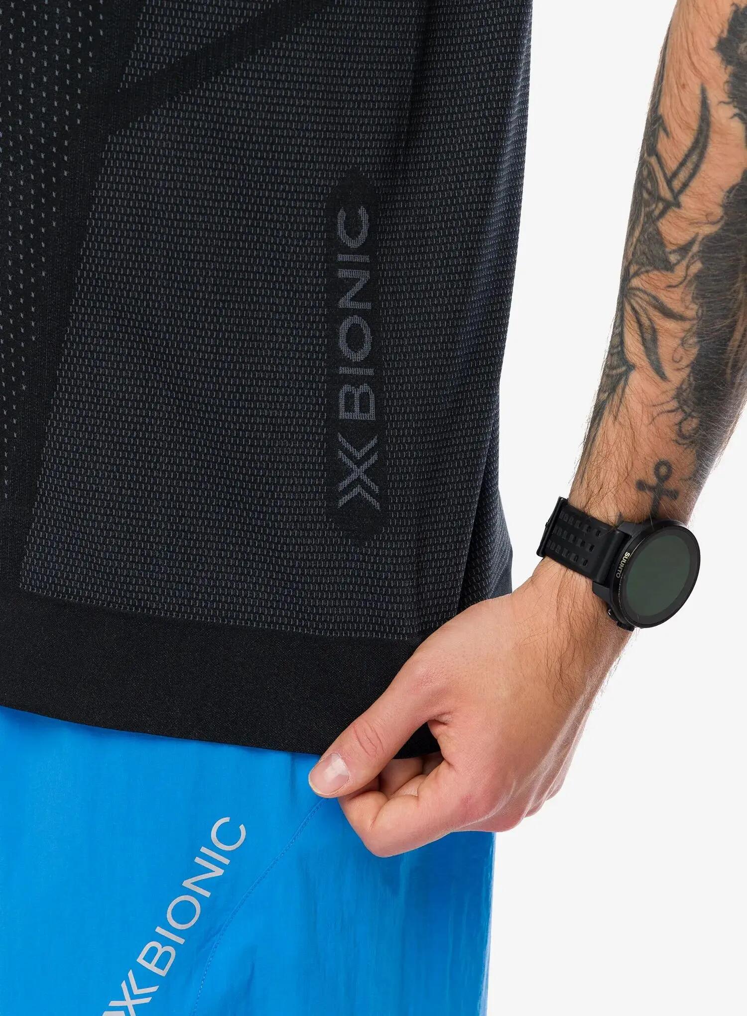 T-Shirt Running X-Bionic XCeed Run Noir/Gris Homme 7/7