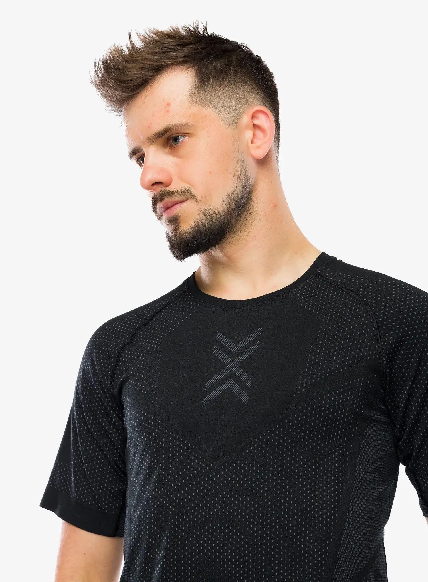T-Shirt Running X-Bionic XCeed Run Noir/Gris Homme 6/7