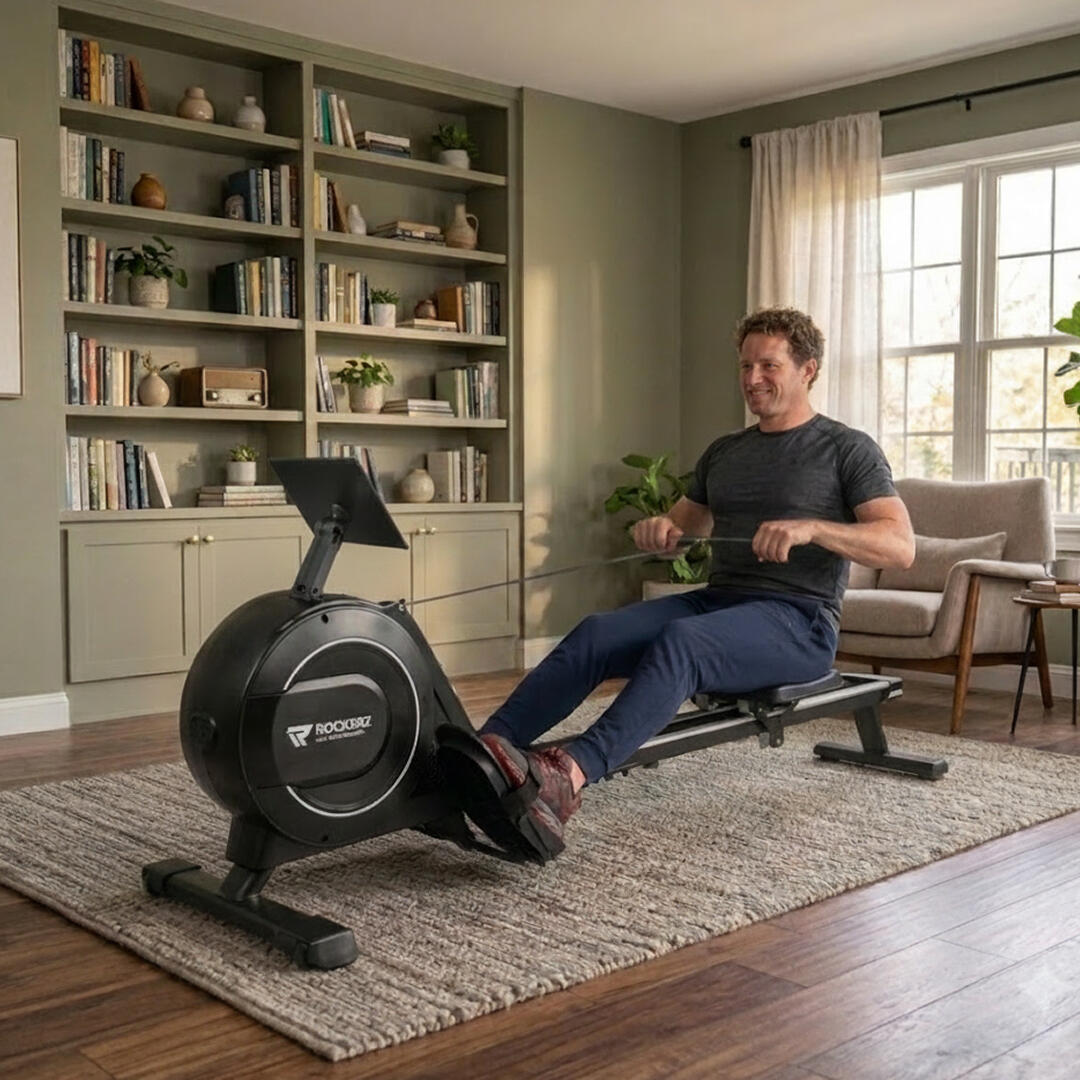 Entrenador de remo - Máquina de remo con aplicación y Bluetooth - Color: Negro 14/15