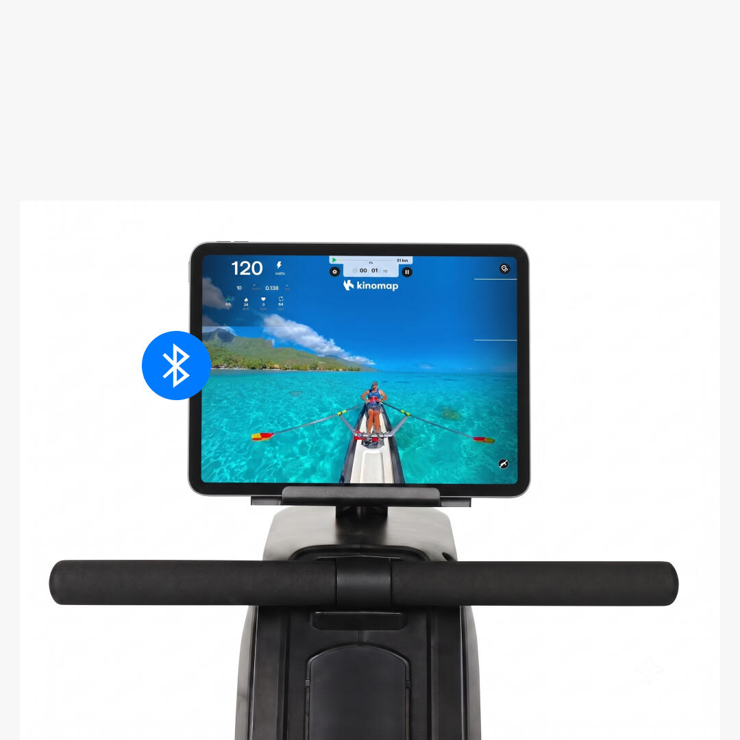 Entrenador de remo - Máquina de remo con aplicación y Bluetooth - Color: Negro 13/15