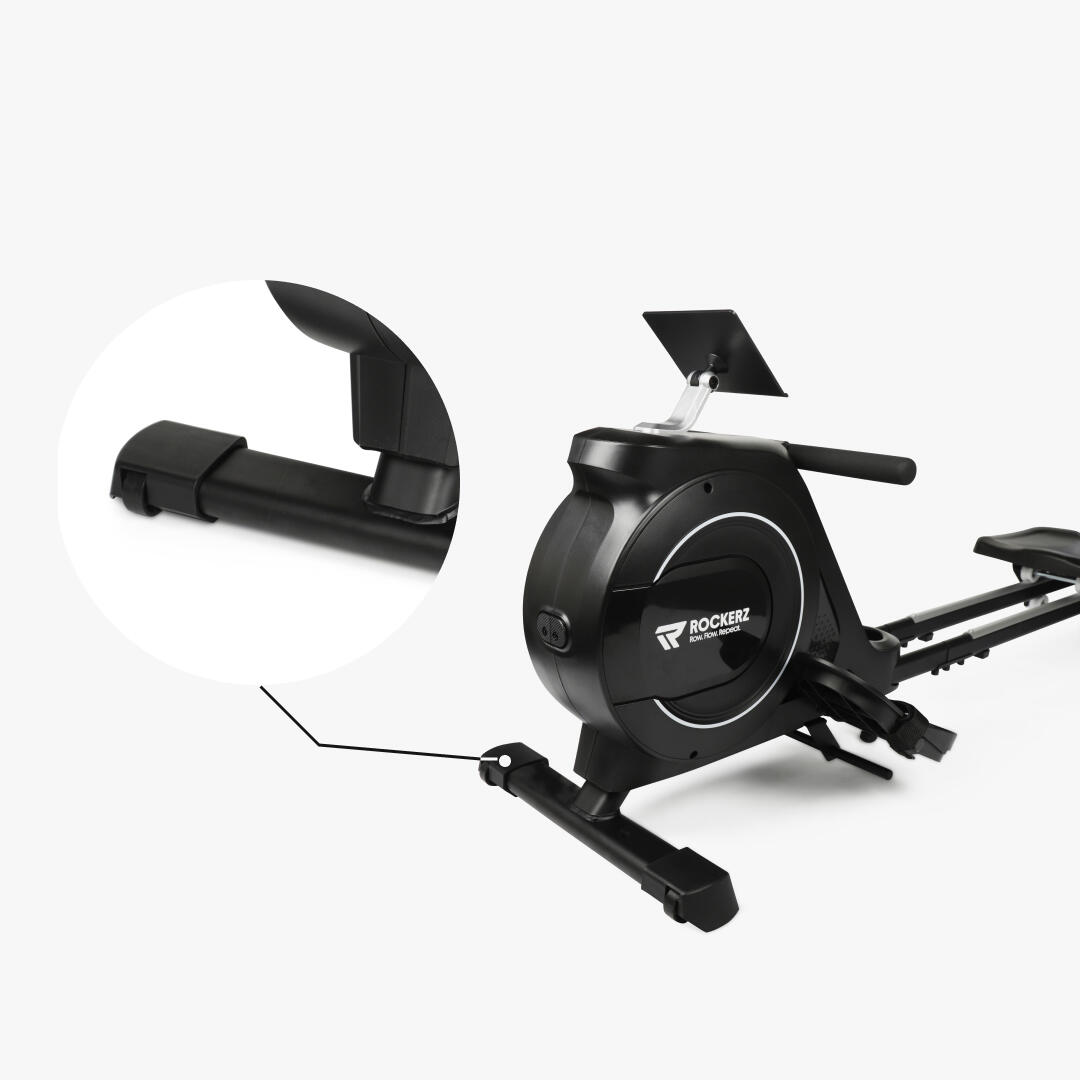 Entrenador de remo - Máquina de remo con aplicación y Bluetooth - Color: Negro 12/15