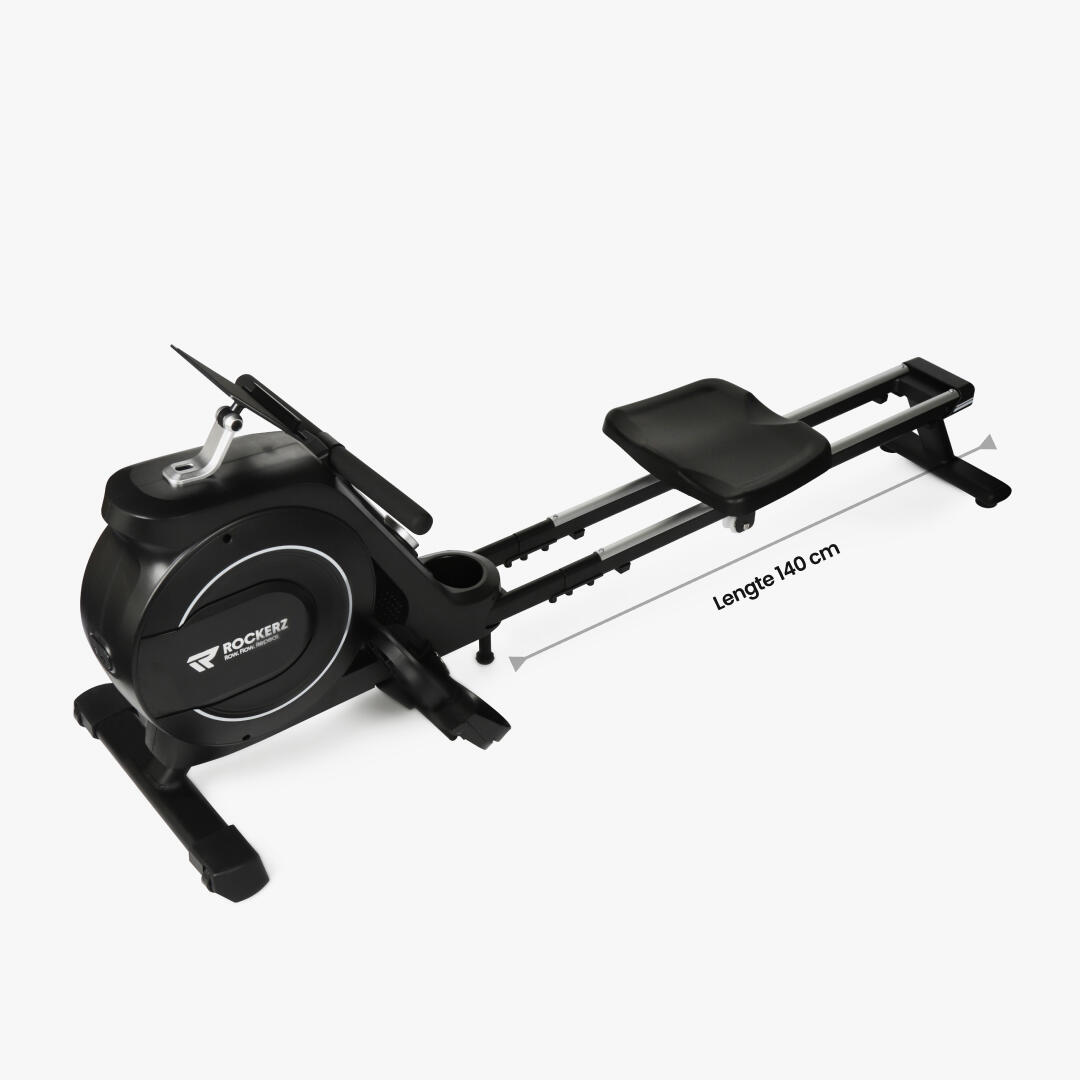 Entrenador de remo - Máquina de remo con aplicación y Bluetooth - Color: Negro 10/15