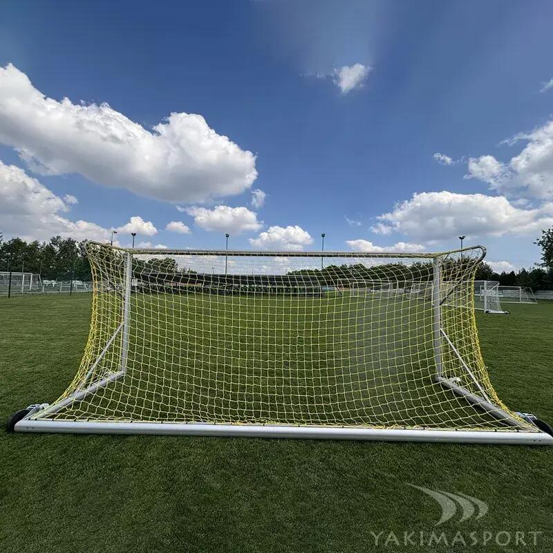 Fußballtor-Netz 5x2 m, 4 mm Polypropylen, gelb 3/5