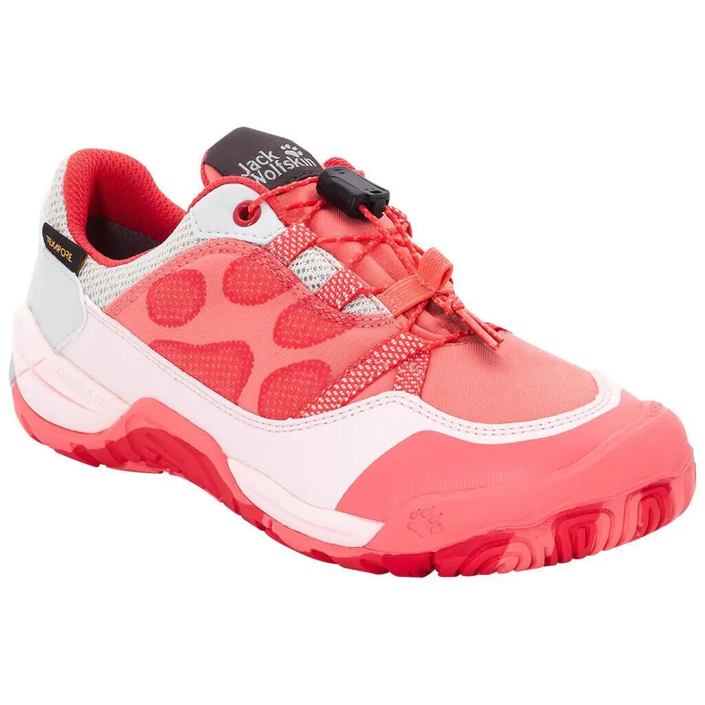 Jack Wolfskin Jungle Gym Texapore Low Kids Flamingo Sneakers - Flamingo