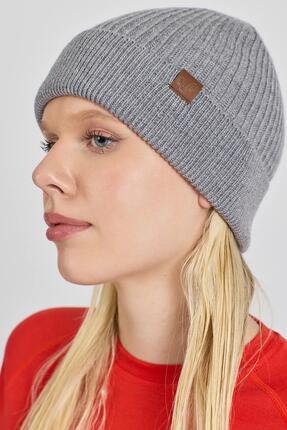 Czapka zimowa 100% wełna merino - Icewall (250 g/m²) Brązowy