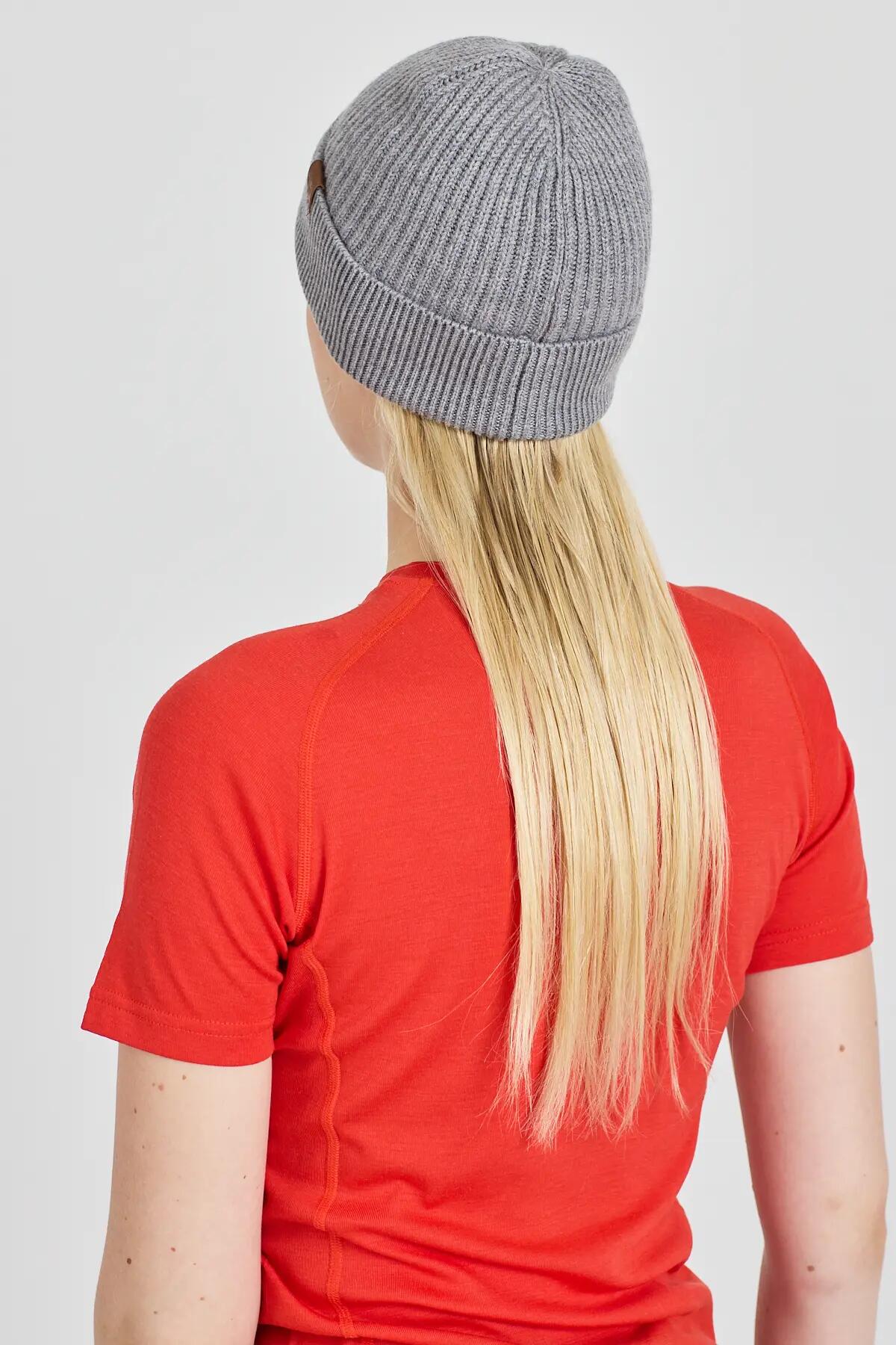 Czapka zimowa 100% wełna merino - Icewall (250 g/m²) Szary 3/3
