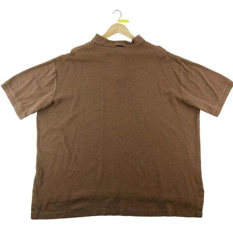 Second life - Polo bărbați cu mânecă scurtă Polo Ralph Lauren maro - Bun