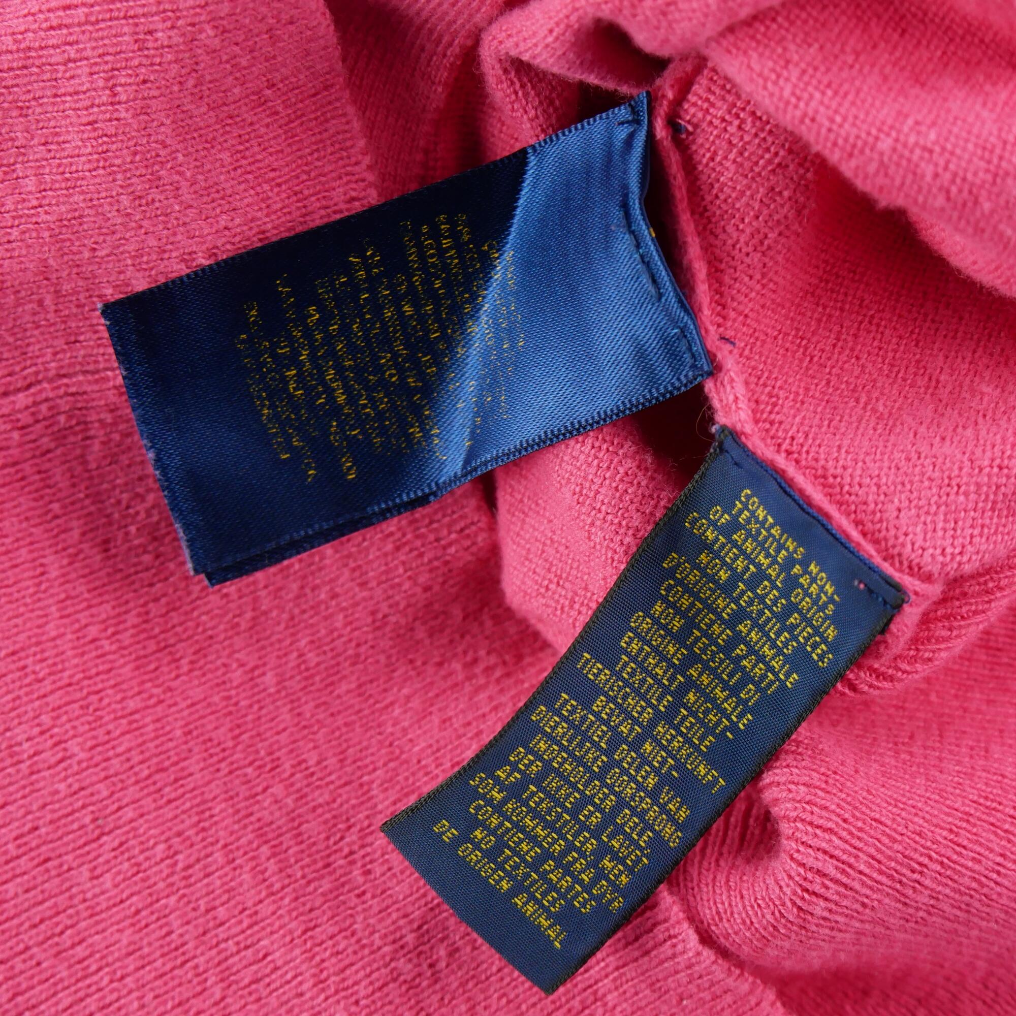 Second hand - Gilets donna rosa Polo Ralph Lauren - Stato eccellente 6/6