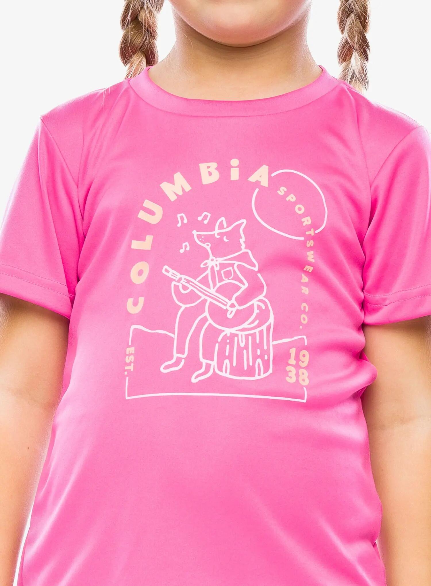 Koszulka dziewczęca Columbia Mirror Creek Short Sleeve Graphic Shirt 6/7