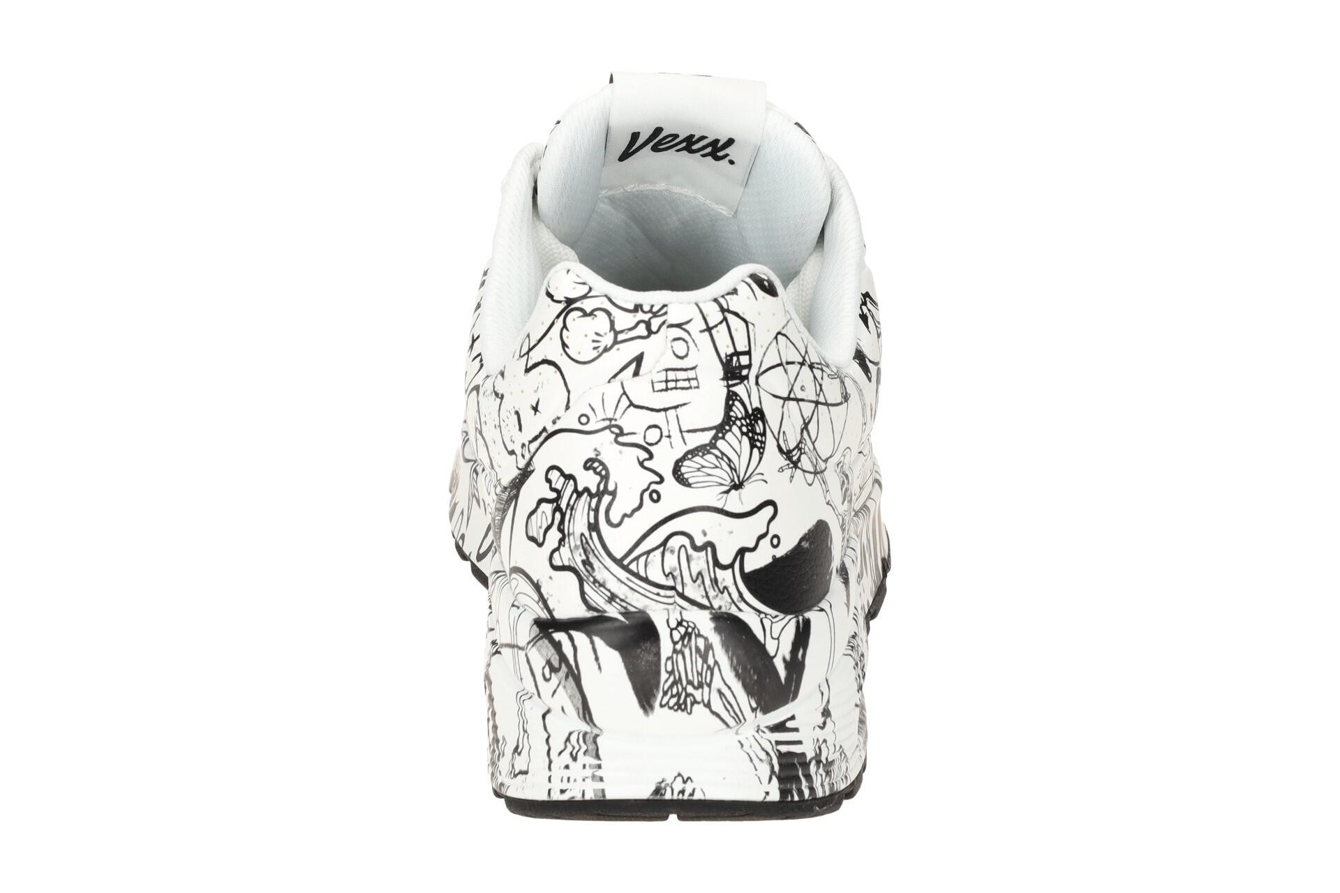 Skechers Uno Schuhe weiß schwarz Vexx Doodle 183501 5/7