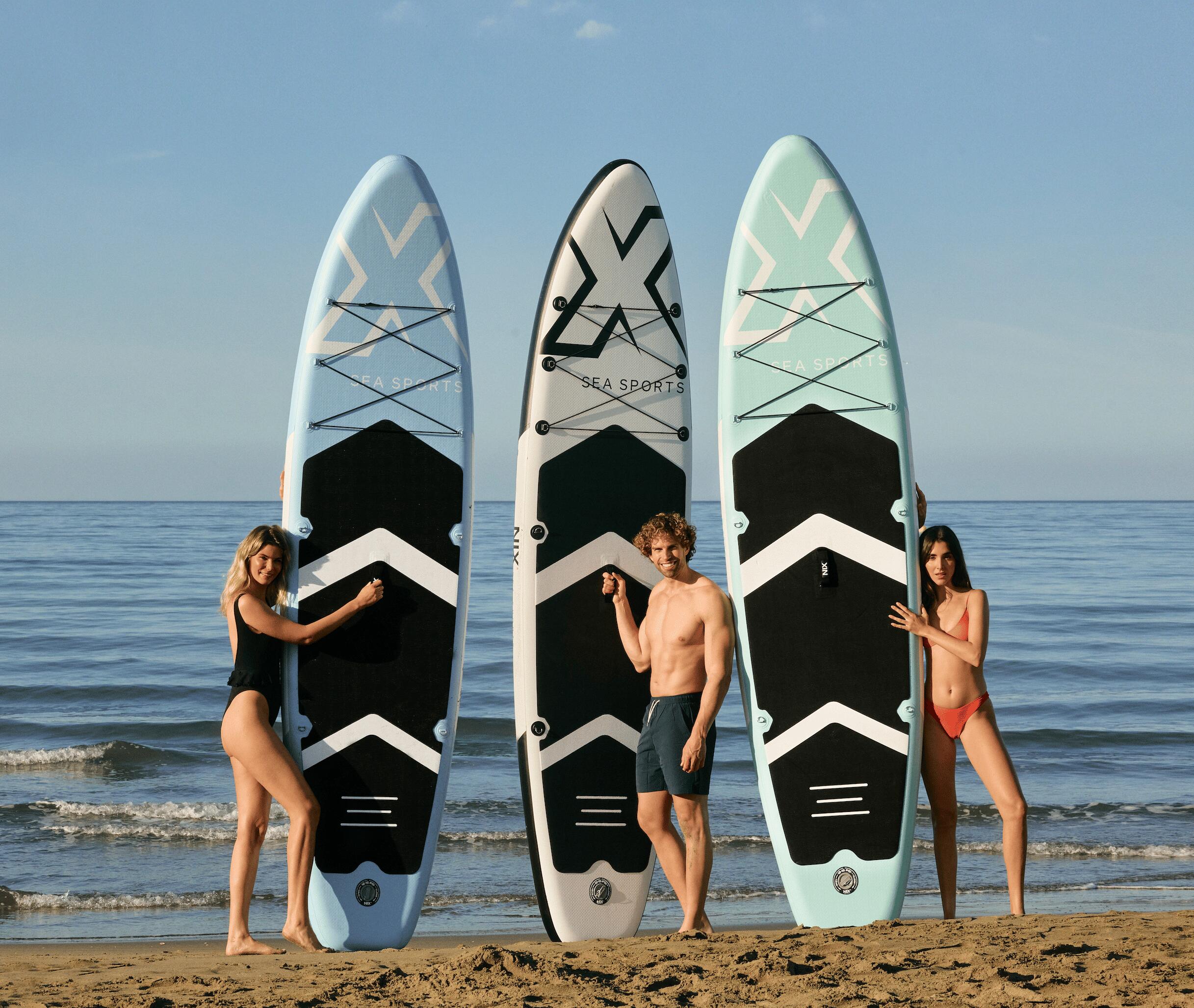 Pack stand up paddle gonflable 11" (335 x 84 x 15 cm), jusqu'à 159 kg, blanc 5/8