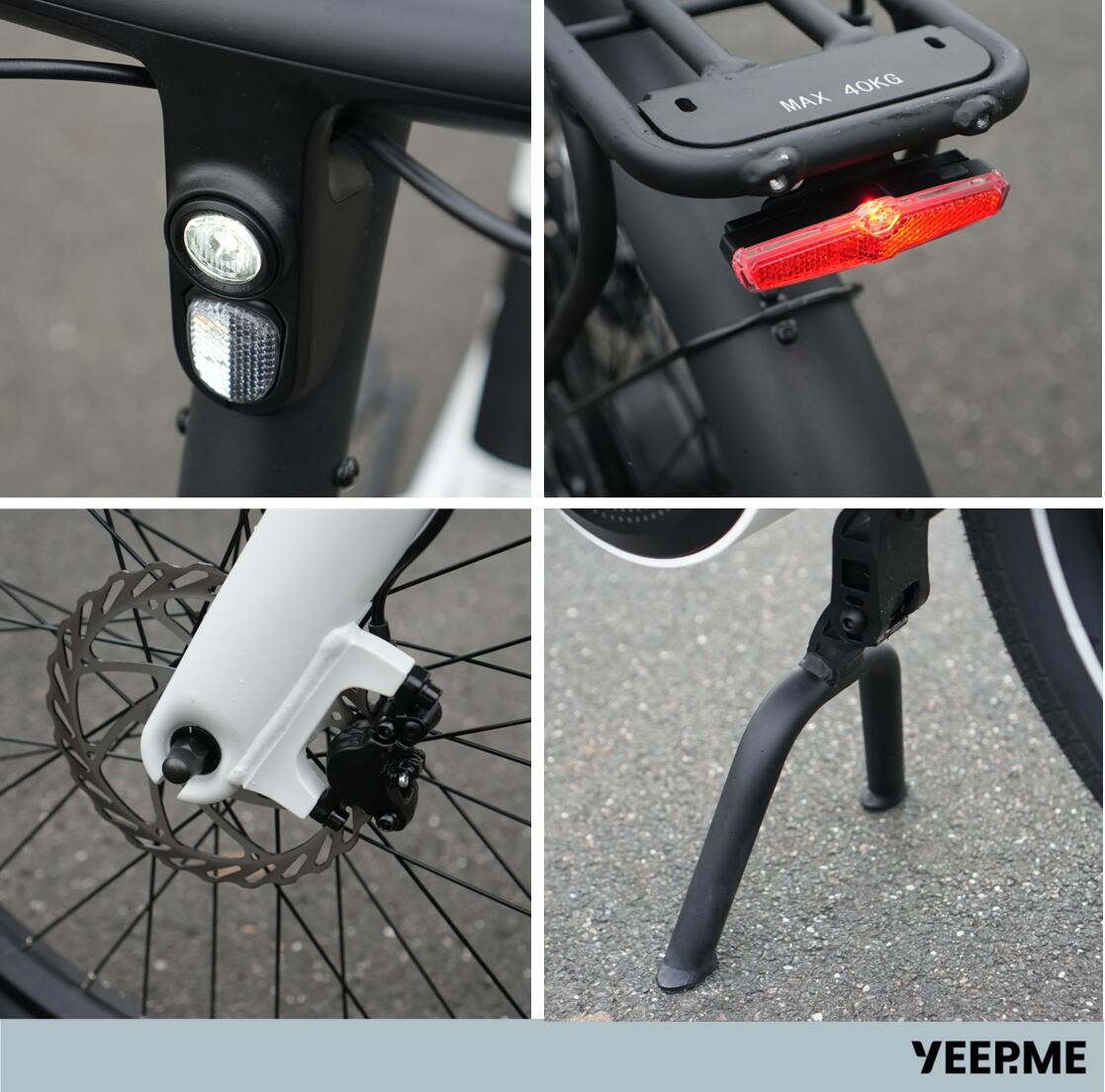 E-Bike Cargo 24" Breitreifen 250W 55Nm 70Km 360Wh Automatik DAY COMPACT grau 4/5