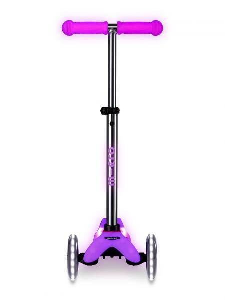 MICRO Trottinette Enfant MINI Deluxe Glow LED Rose 7/7