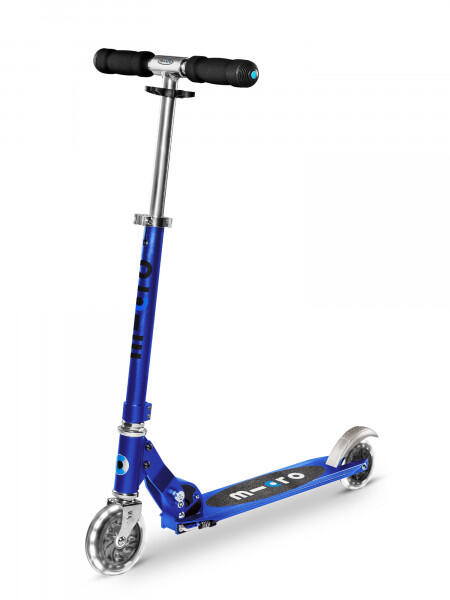 Trotinete Infantil 2 Rodas Micro Sprite LED Azul Safira