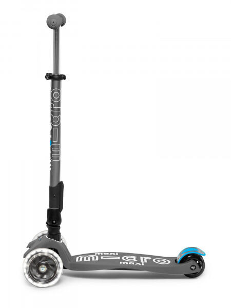 Maxi Micro Deluxe Faltbarer LED-Scooter - Vulkangrau 6/7