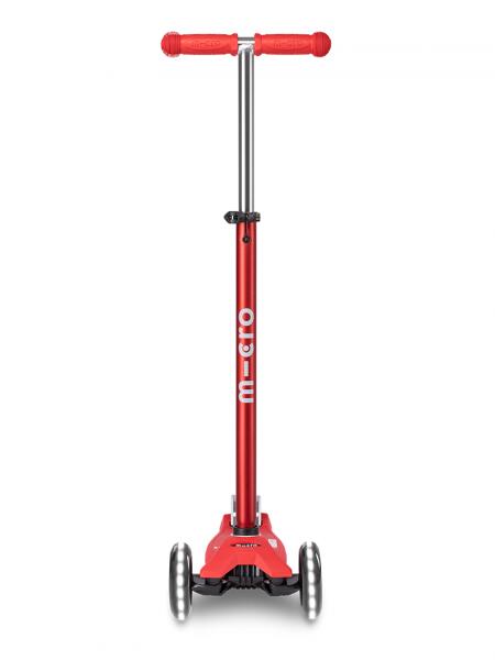 Monopattino Maxi Micro Deluxe LED rosso 4/5
