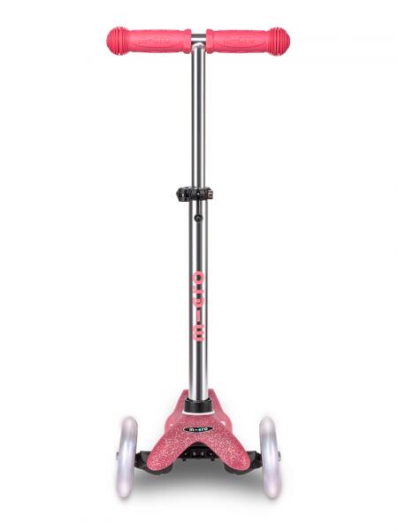 Trottinette Micro Mobility à trois roues Rose Glitter LED MMD208 4/7