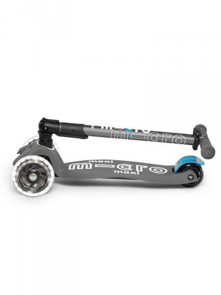Maxi Micro Deluxe Faltbarer LED-Scooter - Vulkangrau 5/7