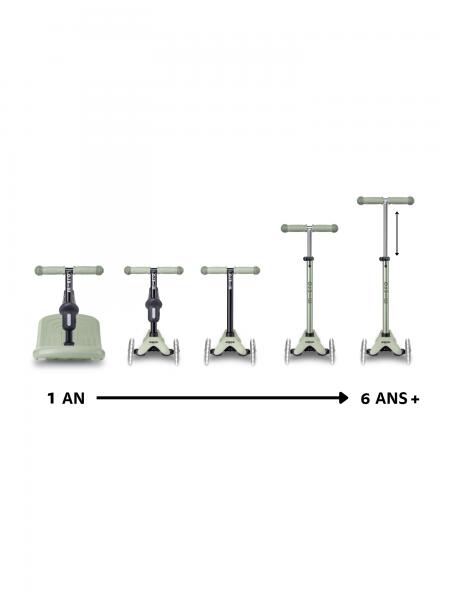 Micro Mini Rock&Go LED Olive Sage 5/7
