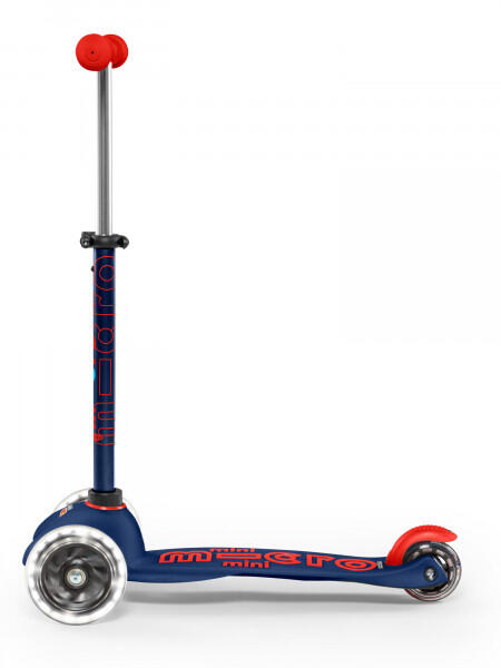 Trotinete Infantil Micro 3 Rodas Mini Deluxe LED Azul/Vermelho 6/7