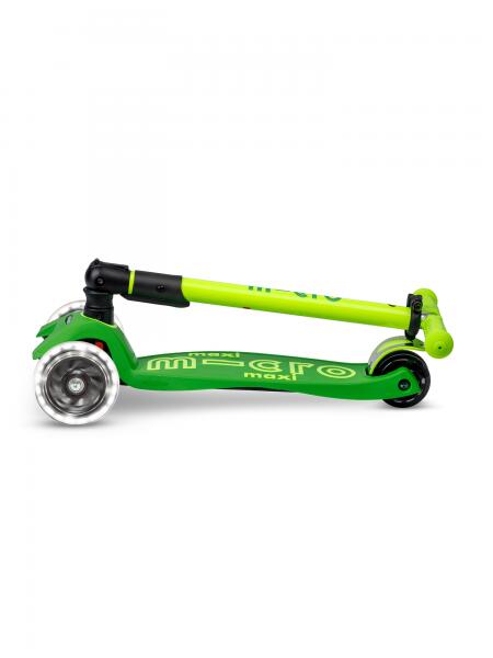 Trotinete Infantil Micro Maxi Deluxe NEON Dobrável LED Verde/Amarelo 6/7