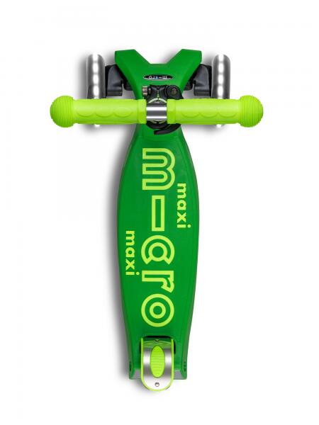 Trotinete Infantil Micro Maxi Deluxe NEON Dobrável LED Verde/Amarelo 3/7