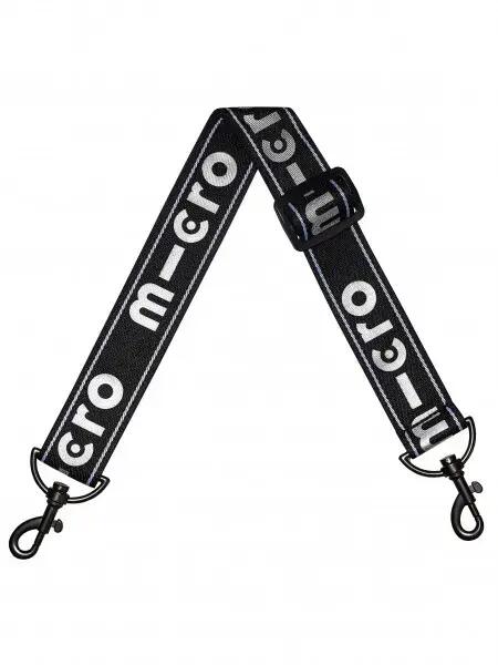 Lanière trottinette Noire réfléchissante 4/4