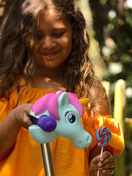 Tête de trottinette licorne mint 5/7