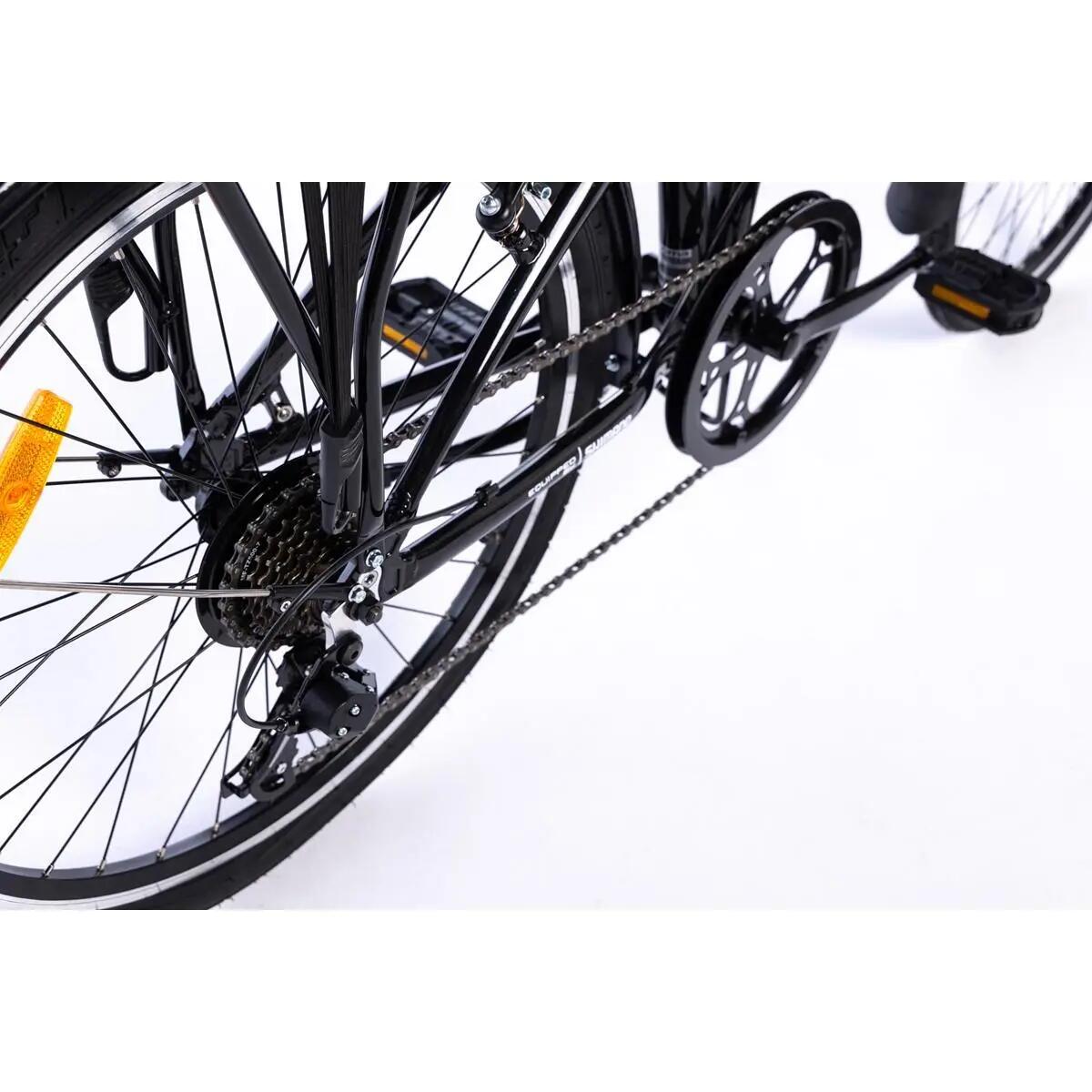 Bicicleta Plegable Urbana LIGHT 24" Negra , aluminio, SHIMANO 7v. 13/15