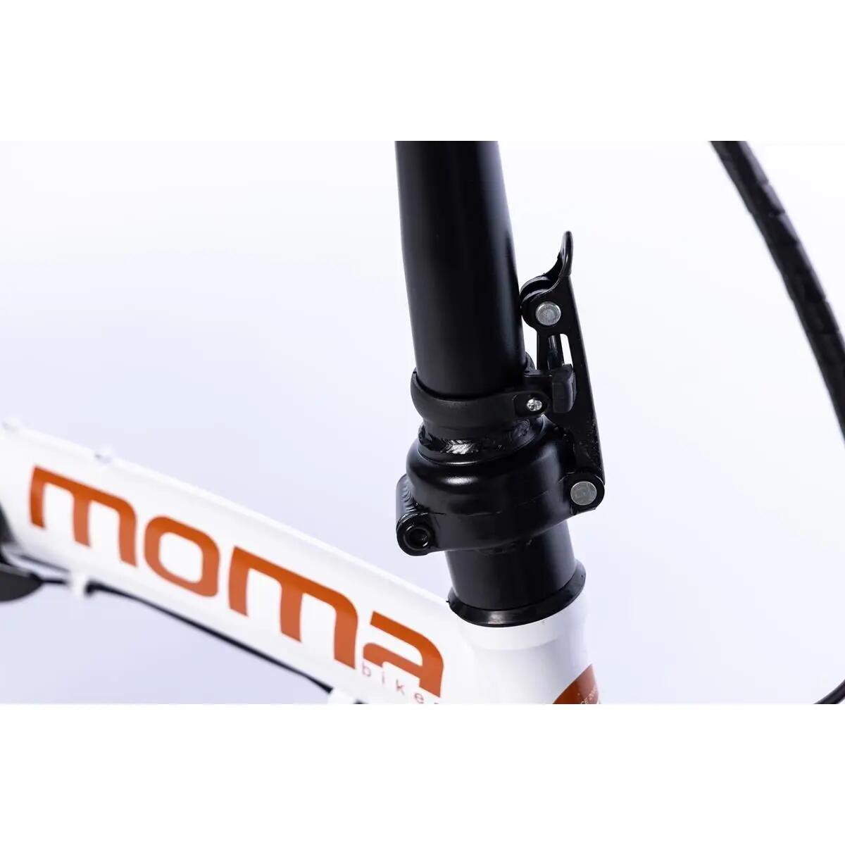 Bicicleta Plegable Urbana LIGHT 20" Blanca , aluminio, SHIMANO 7v. 10/15