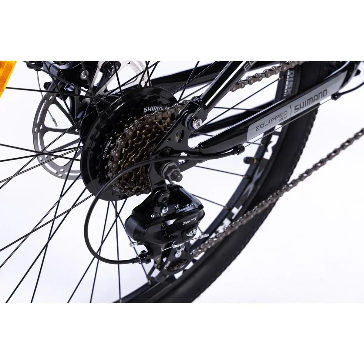ROCK 24" FS dziecięcy, SHIMANO 21 biegów, hamulce tarczowe, full 11/11