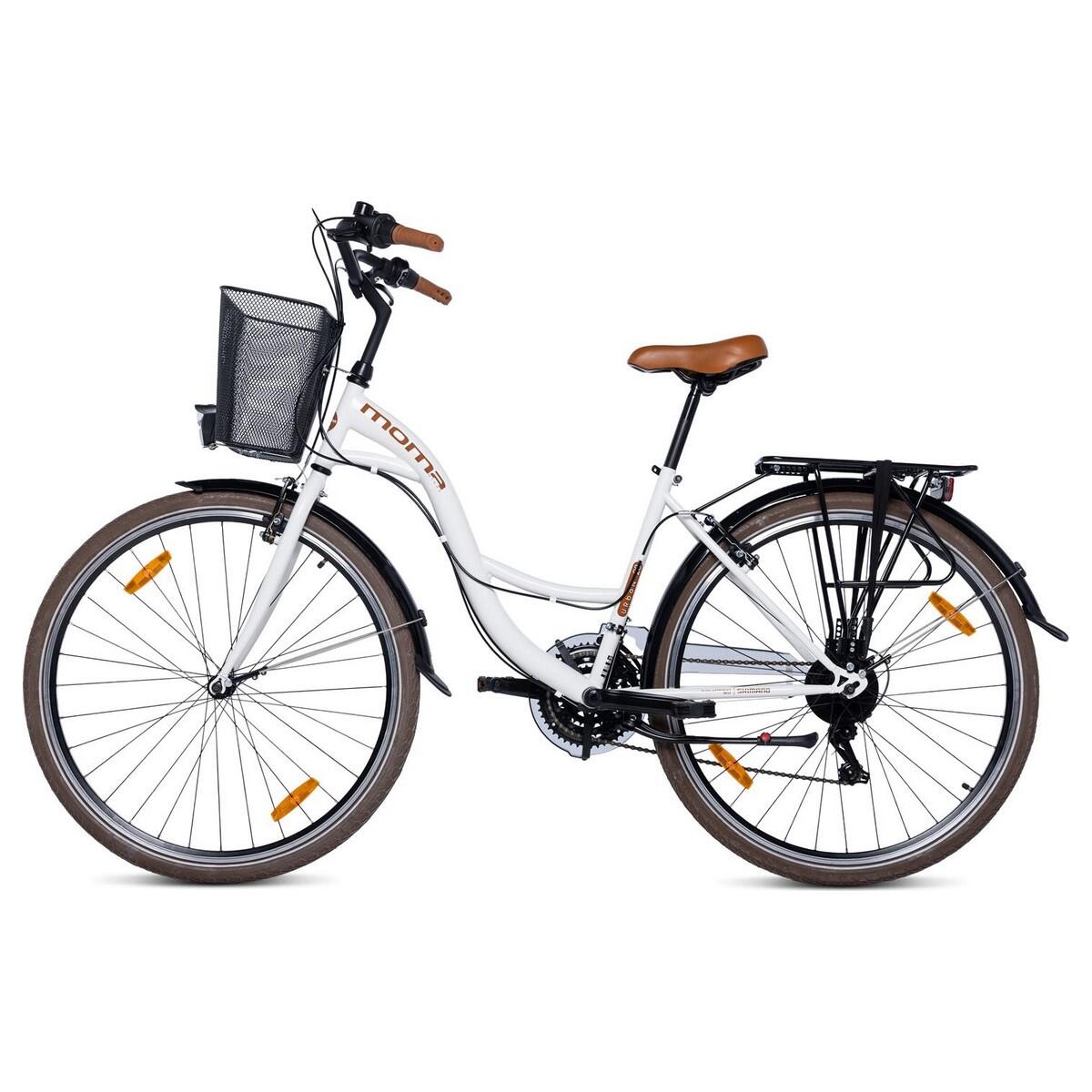 Stadtrad URBAN 28“ Moma Bikes,  SHIMANO 21 Gänge 11/11