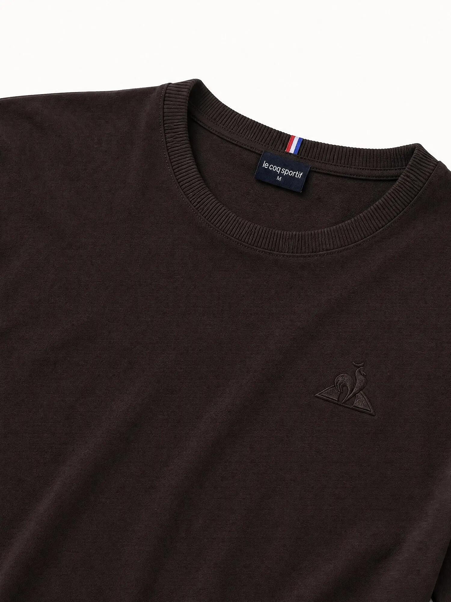 T-shirt Essentiel en jersey de coton Essentiels ton/ton 4/5