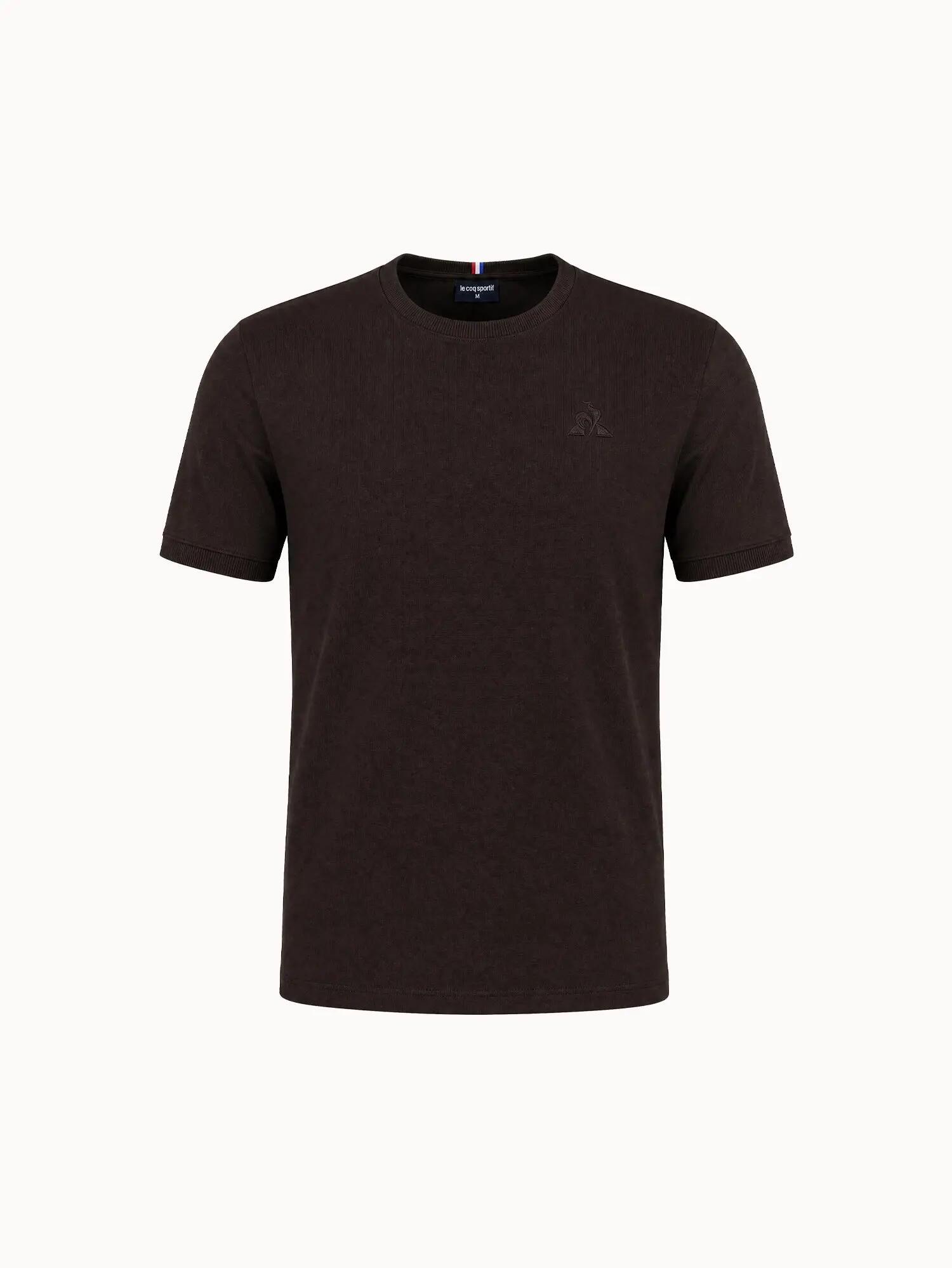 T-shirt Essentiel en jersey de coton Essentiels ton/ton 2/5