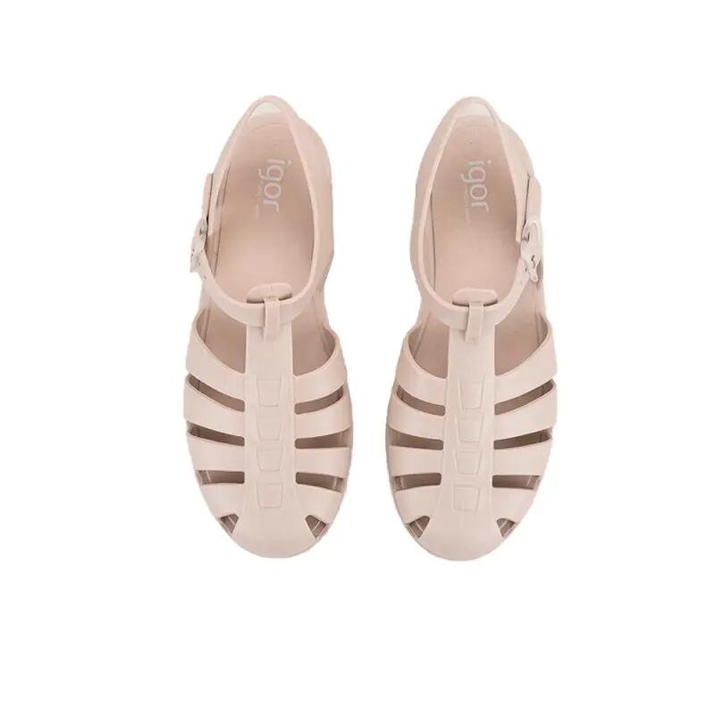 Sandalias Planas Mujer Igor  Beige 3/3