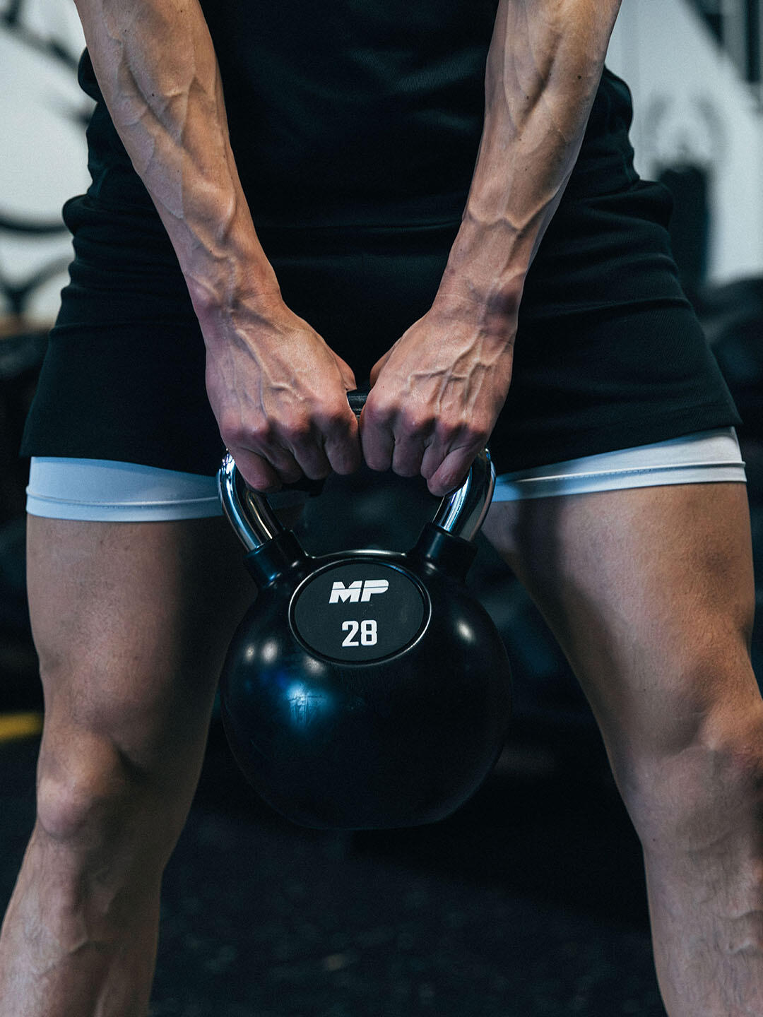 Kettlebell en caoutchouc - 20 kg 6/6