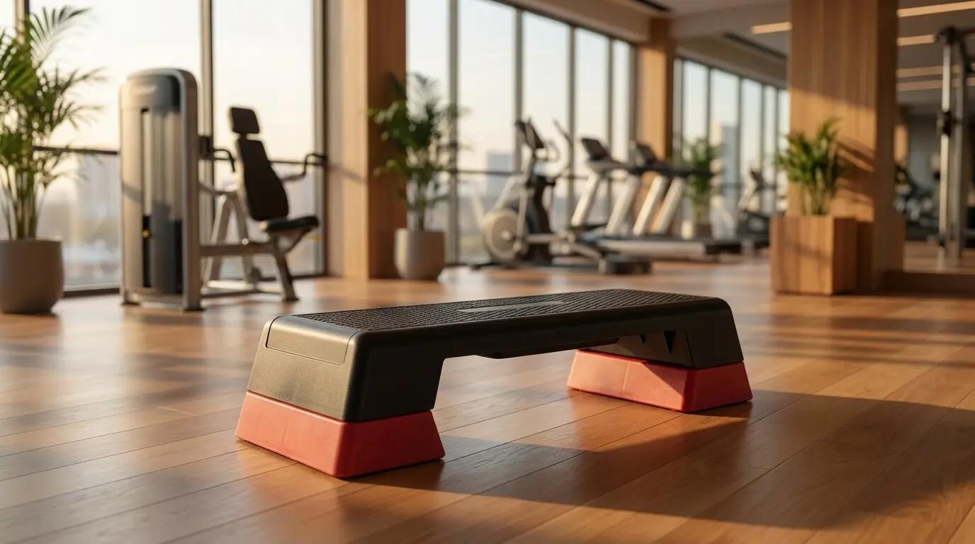 Aerobic Stepper Steppbrett höhenverstellbar 15/20/25 cm rutschfest bis 200 kg 3/8