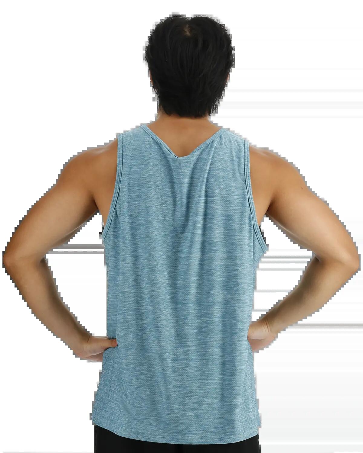 Camiseta Deportiva sin Mangas para Hombre – Tejido Técnico Transpirable 2/5