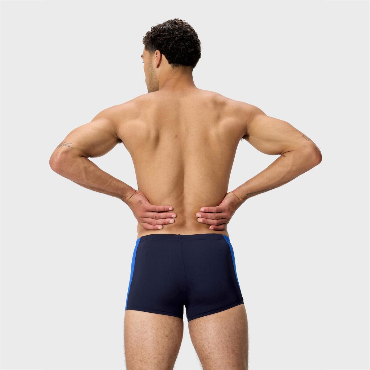 Boxer de bain - Homme - Coupe classique - Bleu foncé/électrique 3/7