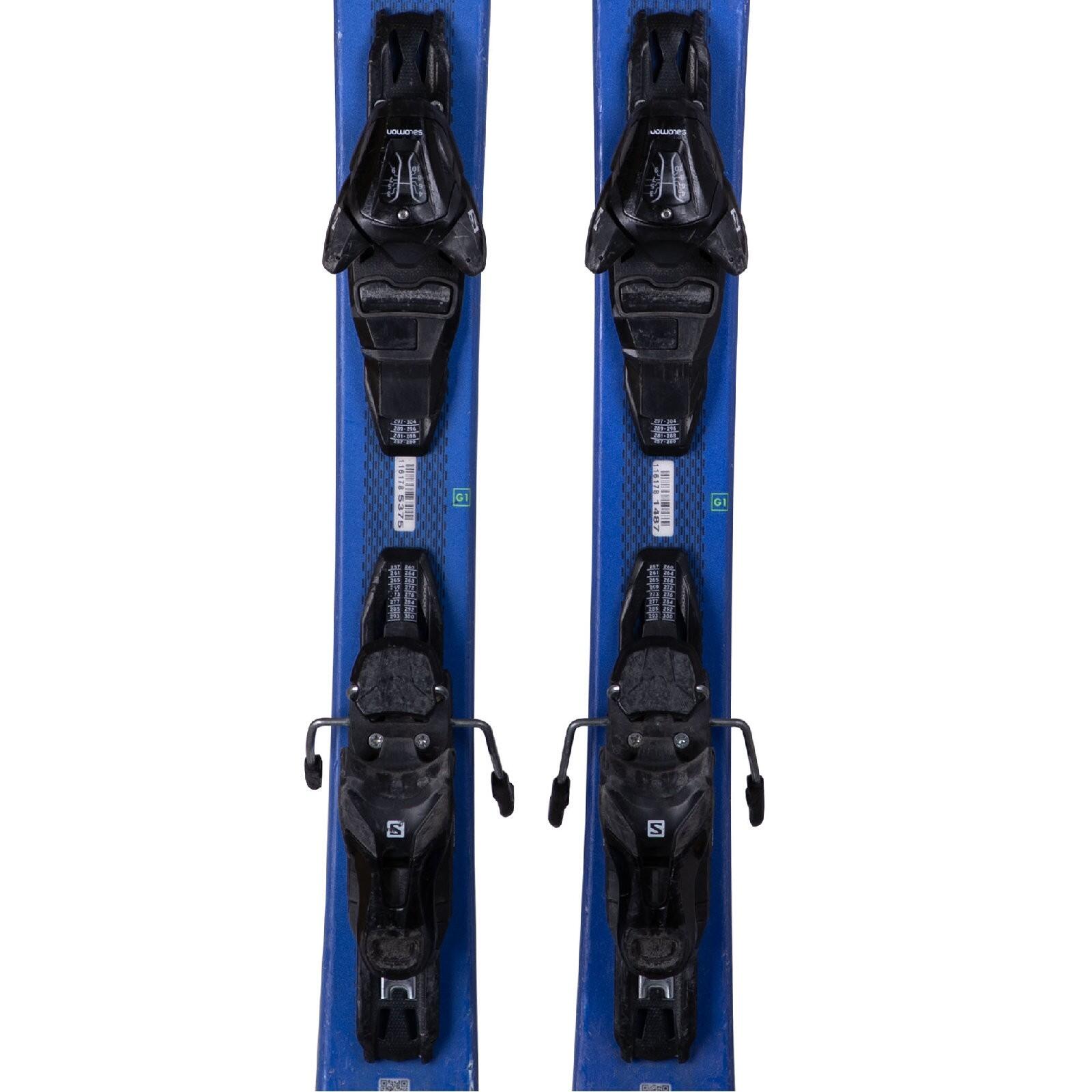 RECONDITIONNE - Mini Ski Salomon Shortmax + Fixations 3/5