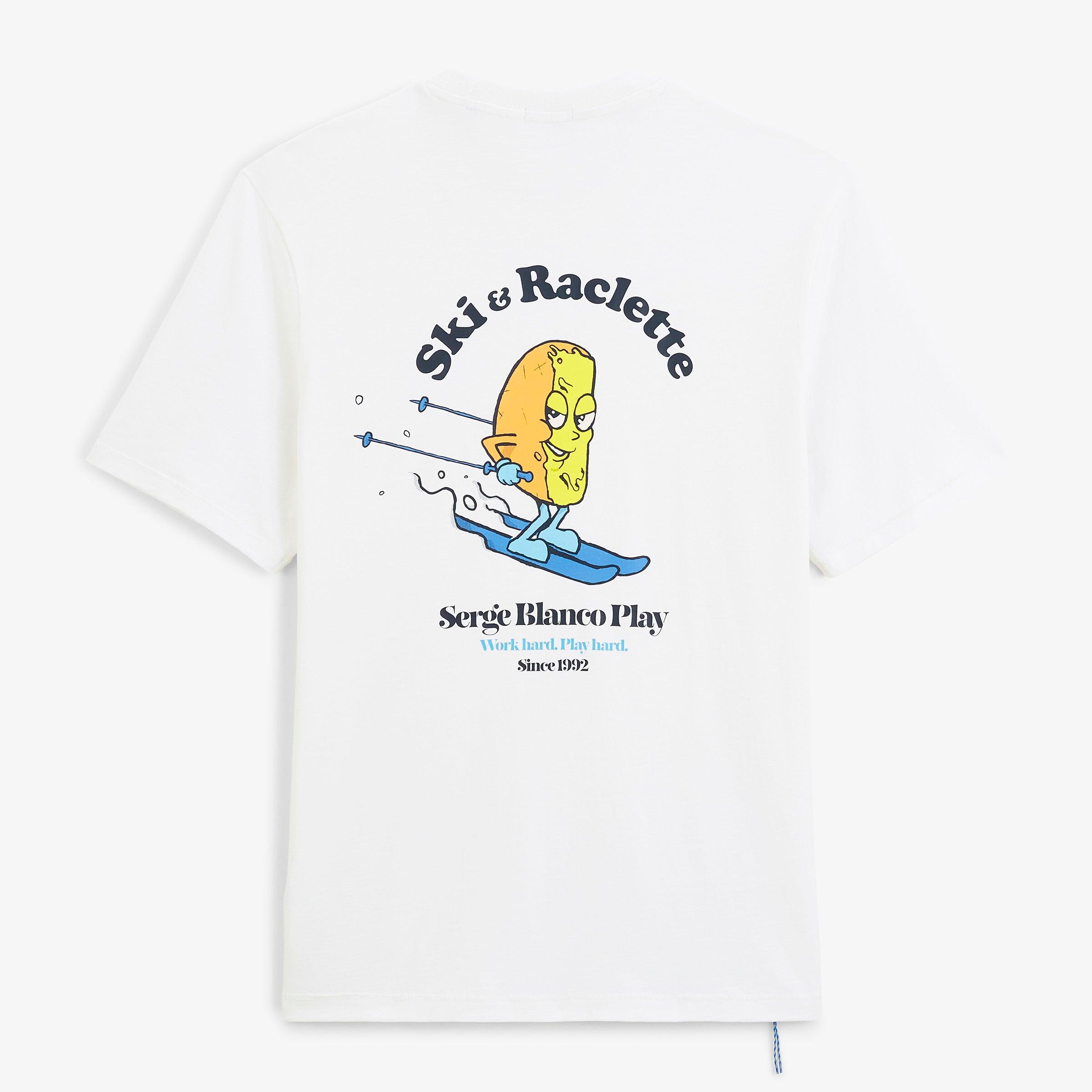 T-shirt de manga curta Théo estampada 1/4