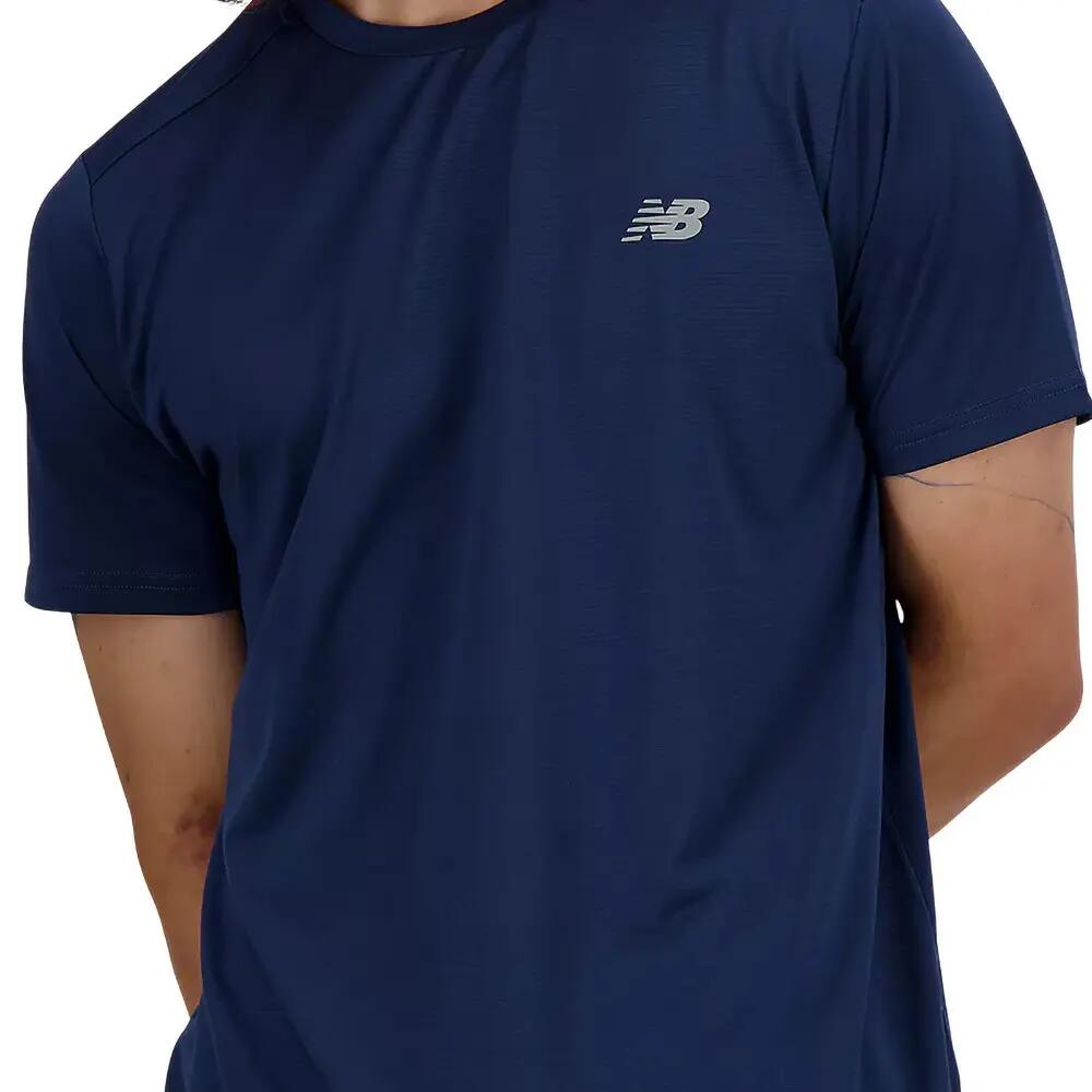 T-shirt uomo New Balance blu navy 5/7