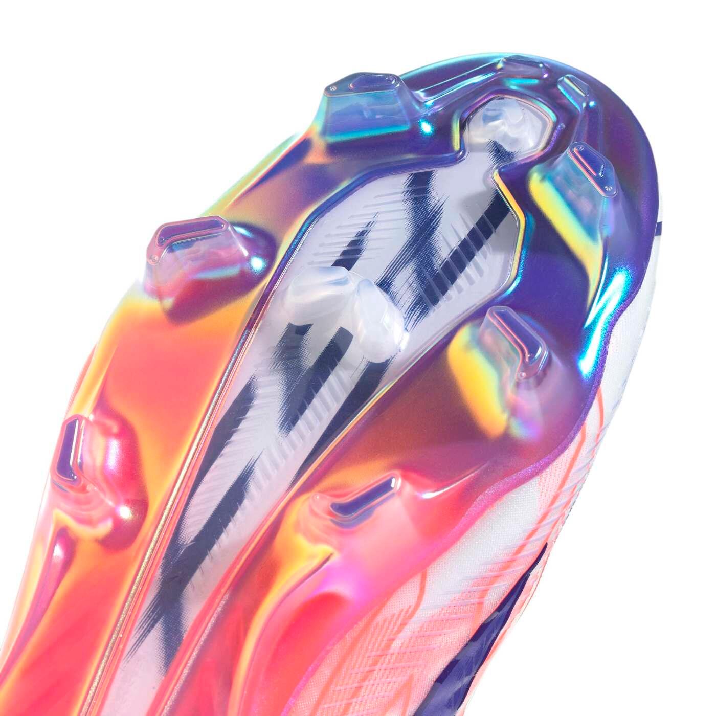 Adidas F50 Hyperfast Elite FG bianco e rosa 7/14