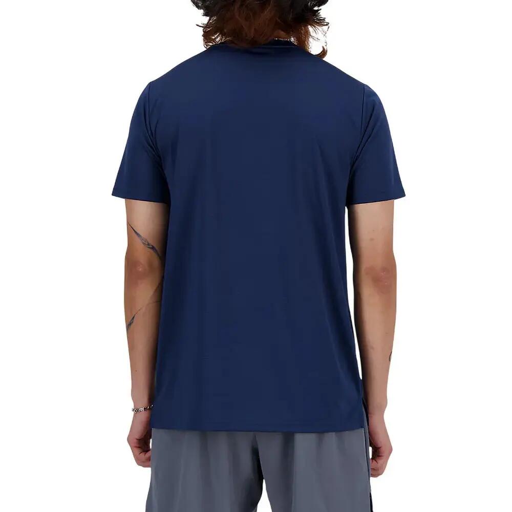 T-shirt uomo New Balance blu navy 2/7