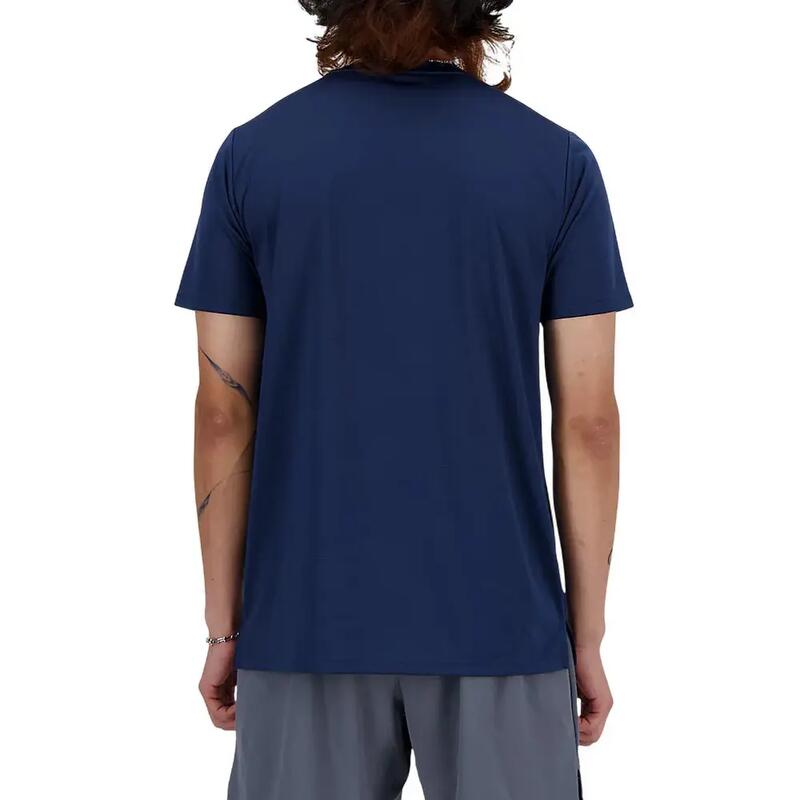 Tricou bărbătesc New Balance albastru marin