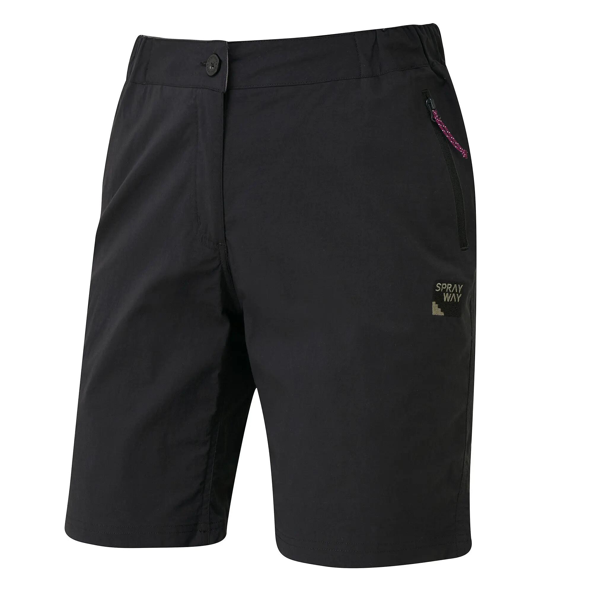 Ladies Water Resistant UPF 50+ Hiking Shorts with Zip Pockets