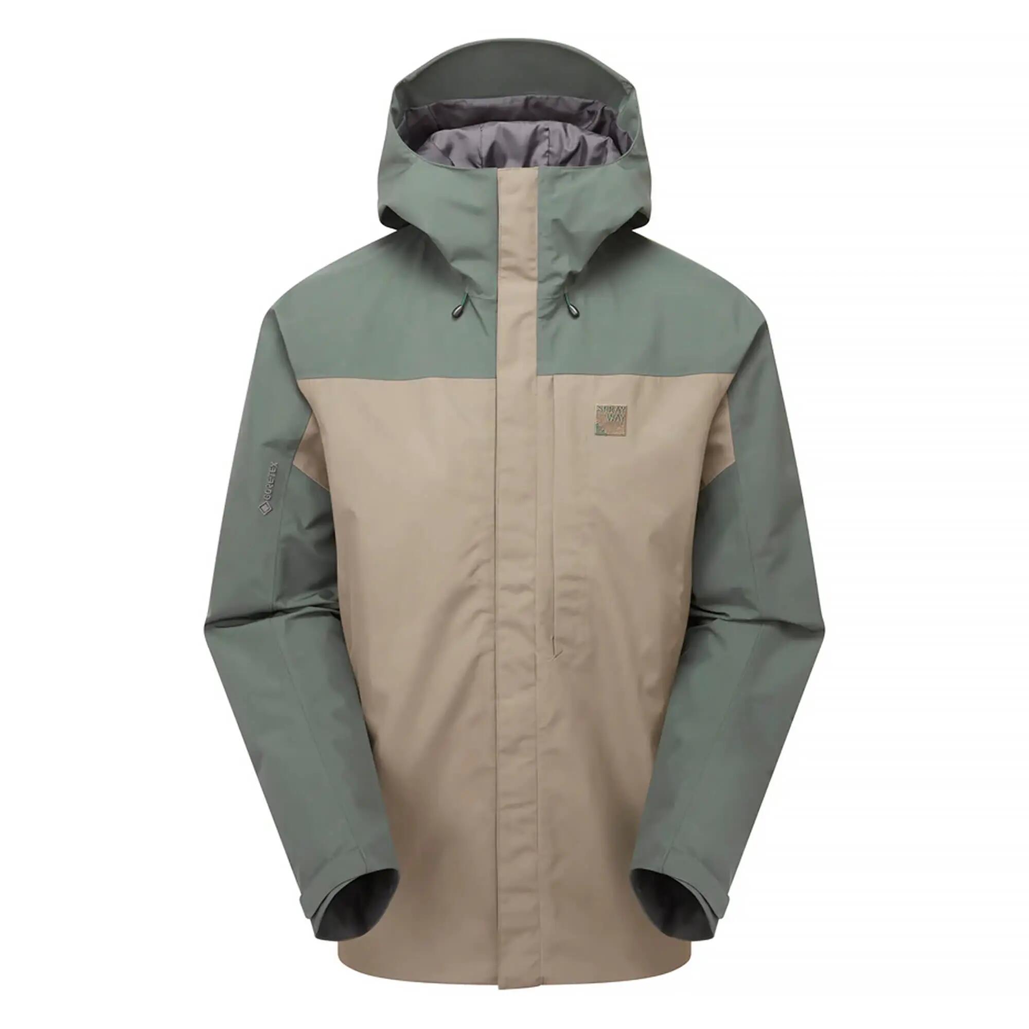 Mens Waterproof GORE-TEX Hooded Hiking Jacket Rain Shell Coat