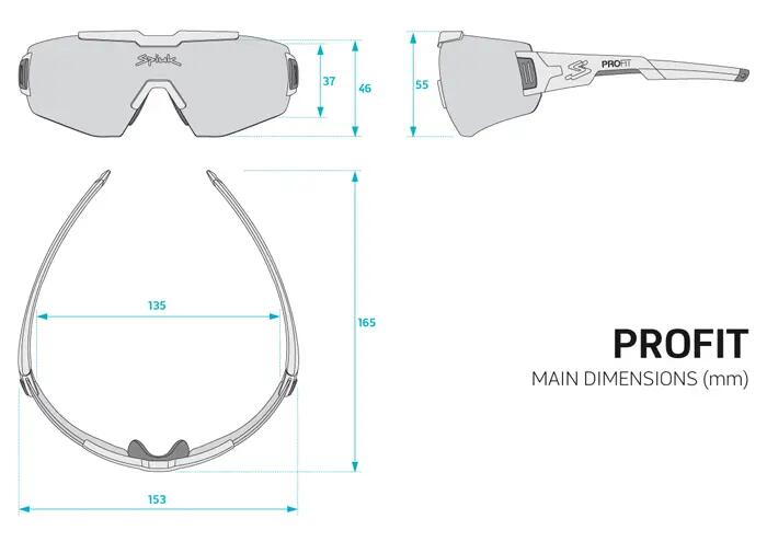 Ochelari soare sport Profit, 2 lentile de schimb transparent si rosu oglinda -… 3/3
