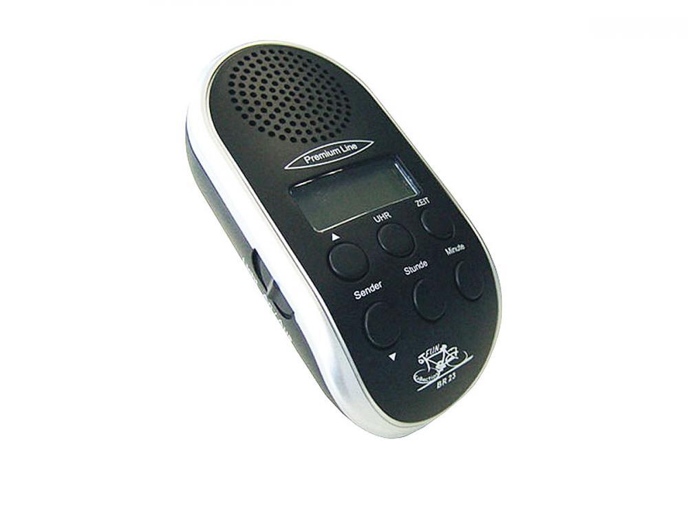 Radio pour vélo Point avec LED, noir 3/3