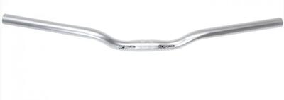 Ergotec stuur riser 30 mas ø 25,4 mm 660 mm rise 30 mm 13° zilver